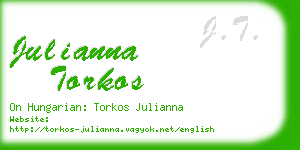 julianna torkos business card